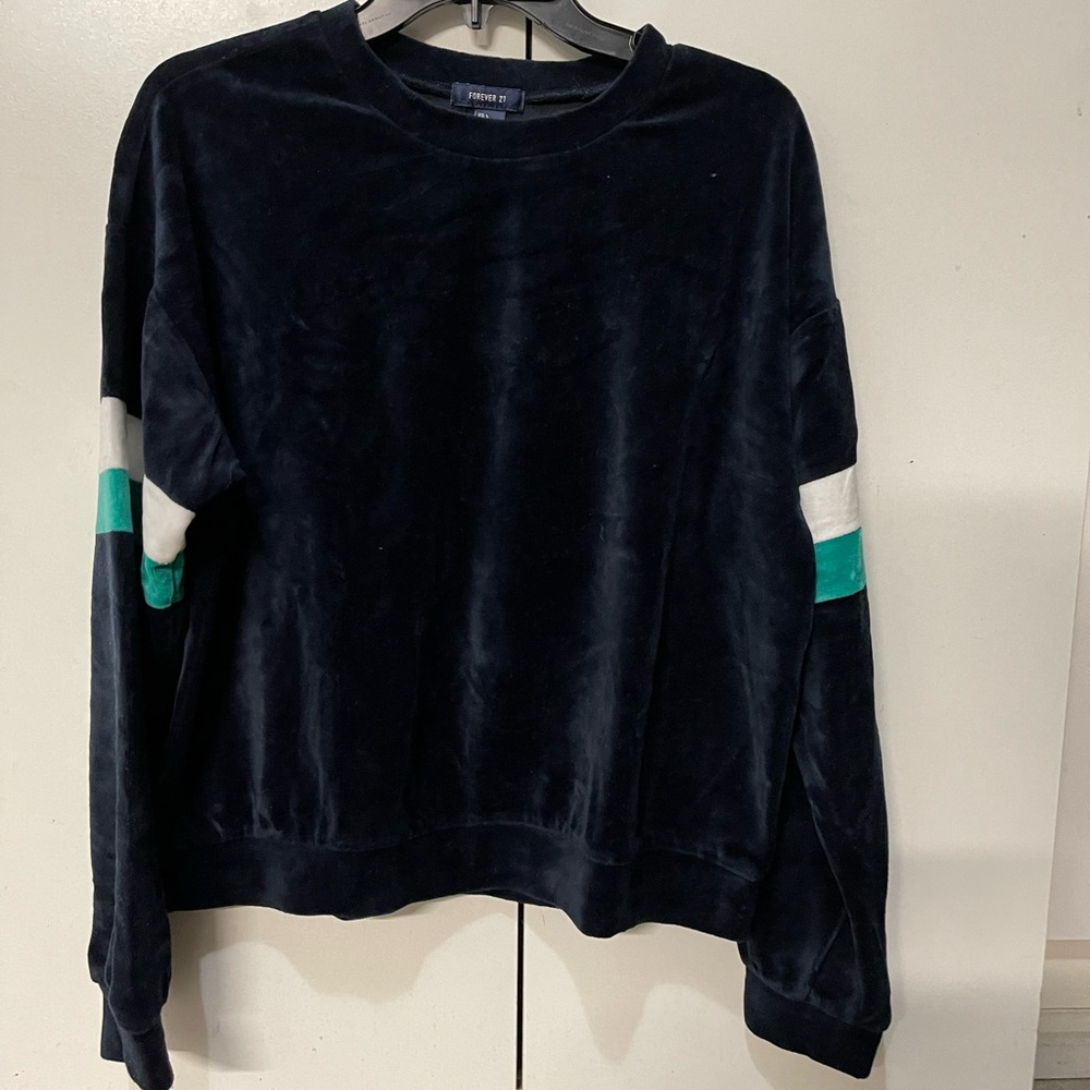 Forever 21 velvet sweater